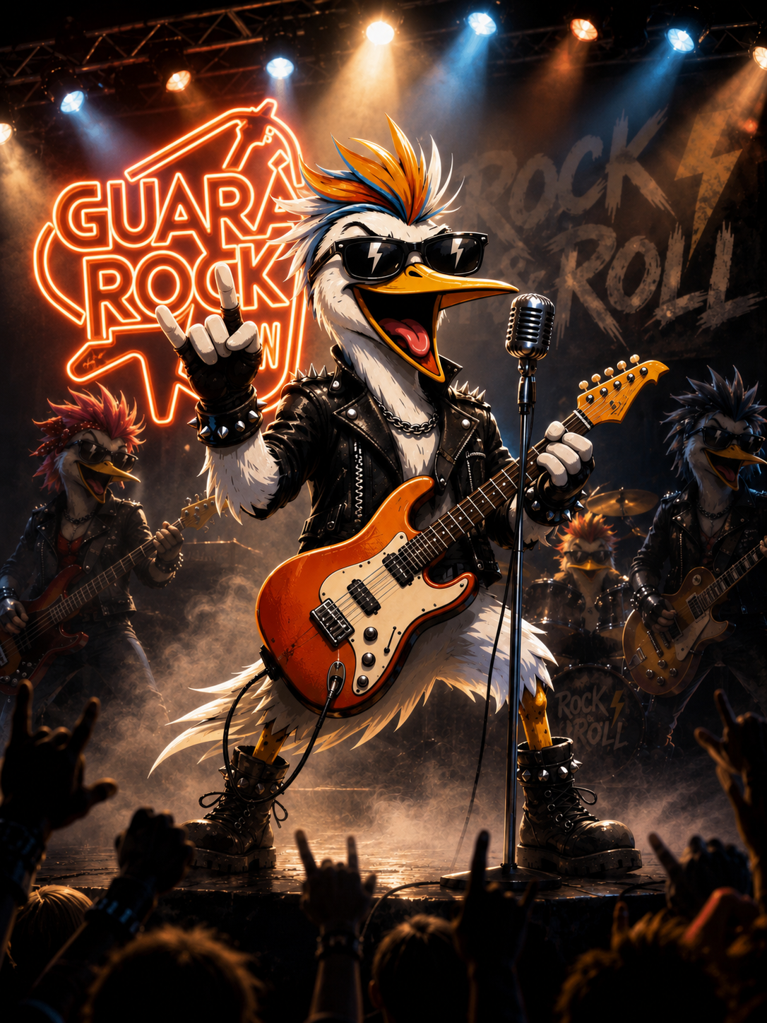 Guará Rock Show — peça principal da nova identidade